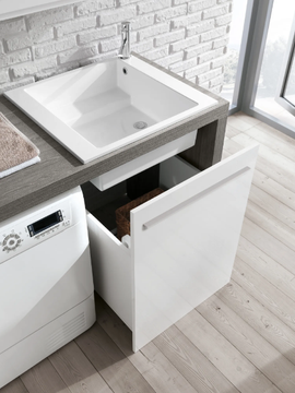 STORE 419 - Laundry room cabinet with sink for washing machine by Gruppo Geromin - view 3
